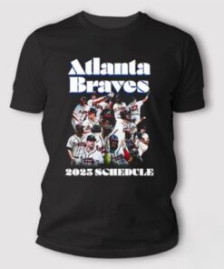 Atlanta Braves 2025 Schedule T Shirt
