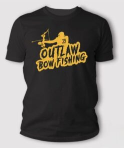 The Davis Schneider Kevin Kiermaier Outlaw Bow Fishing Shirt is a bold and adventurous design that blends baseball personality with an outlaw outdoor lifestyle.