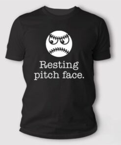 Resting Pitch Face Funny Baseball T Shirt