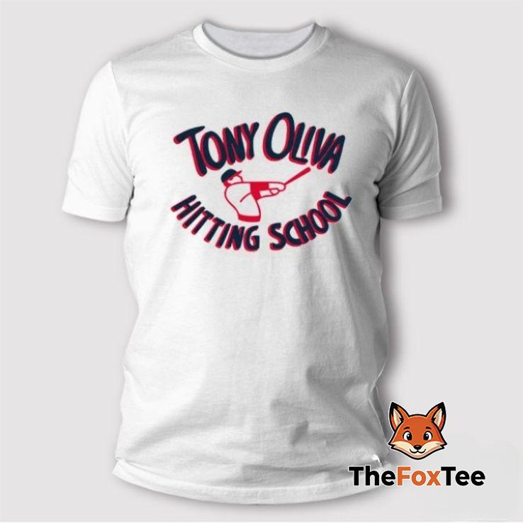 tony-oliva-hitting-school-baseball-t-shirt Tony Oliva Hitting School Baseball T Shirt