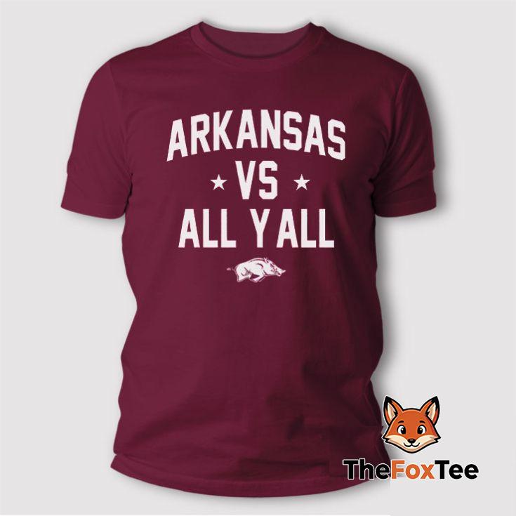 Arkansas Razorbacks vs All Yall T Shirt Arkansas-Razorbacks-vs-All-Yall-T-Shirt