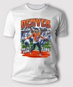 Denver Broncos No Fly Zone SZ80′ Dark Horse X Pat Surtain II Shirt