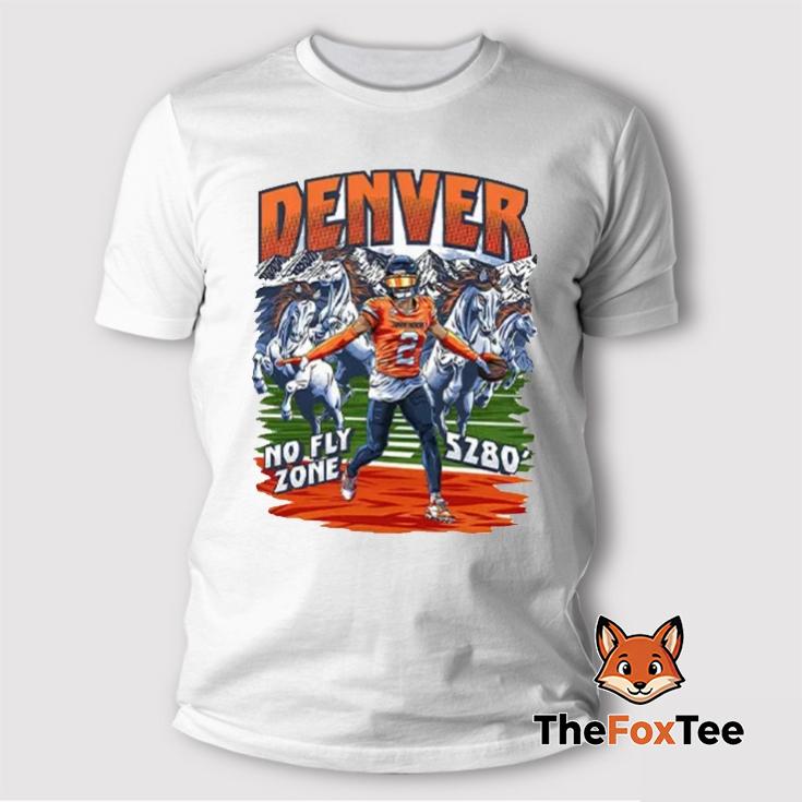 Denver Broncos No Fly Zone SZ80′ Dark Horse X Pat Surtain 2 Shirt Denver Broncos No Fly Zone SZ80′ Dark Horse X Pat Surtain II Shirt