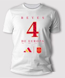 Spain Euro Winner Reyes 4 De Europa Euro 2024 Champions T Shirt