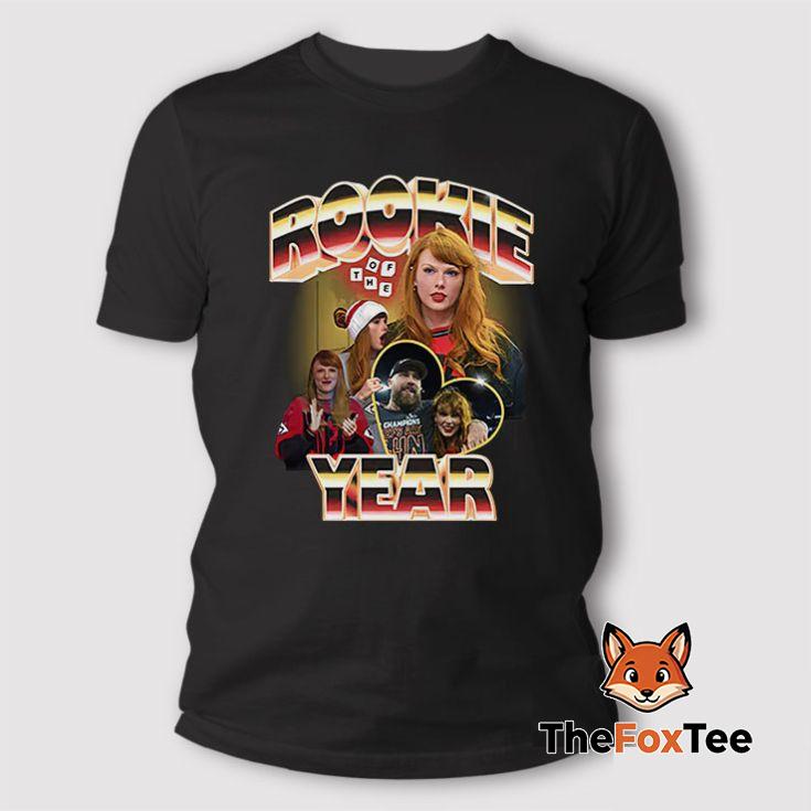 Taylor Swift Travis Kelce Rookie Of The Year T Shirt Taylor-Swift-Travis-Kelce-Rookie-Of-The-Year-T-Shirt