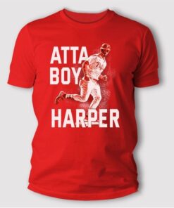 Ha Ha Atta Boy Harper Philadelphia Phillies T Shirt Red