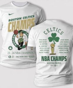 Boston Celtics Championship 2023–2024 Champions Only Work Win T Shirt