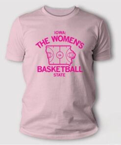 The Iowa The Women’s Basketball State T Shirt is a bold and pride-filled piece that celebrates the dominance and national impact of the Iowa Hawkeyes women's basketball.