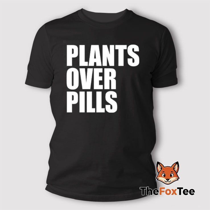 john-salley-plants-over-pills-t-shirt John Salley Plants Over Pills T Shirt