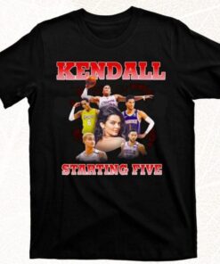 Kendall Starting Five T Shirt For Unisex