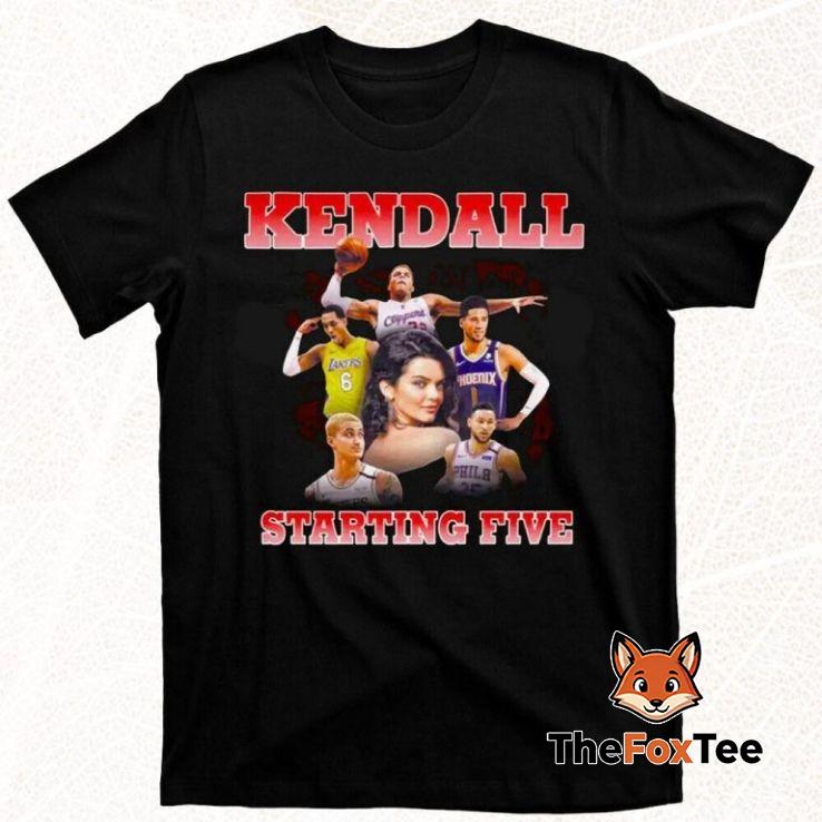 kendall-starting-five-shirt Kendall Starting Five T Shirt For Unisex