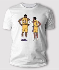 Lebron And Bronny James Los Angeles Lakers T Shirt