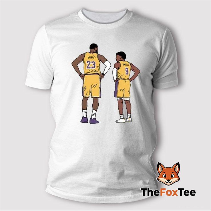 lebron-and-bronny-james-los-angeles-lakers-t-shirt Lebron And Bronny James Los Angeles Lakers T Shirt