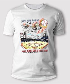 Out The Park Philadelphia Hits Em T Shirt