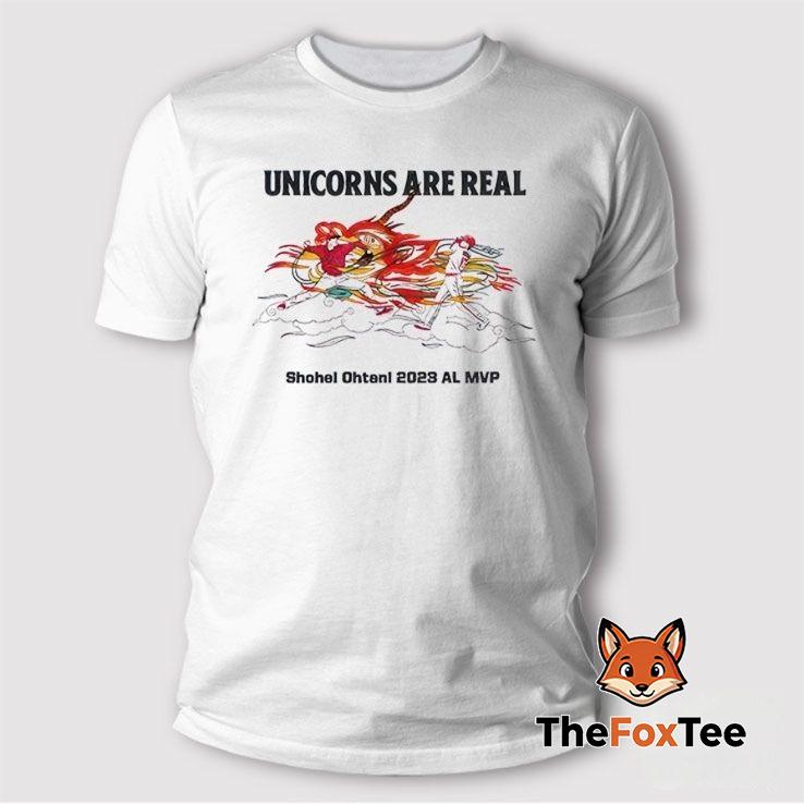 unicorns-are-real-shohei-ohtani-2023-al-mvp-t-shirt Unicorns Are Real Shohei Ohtani 2023 AL MVP T Shirt